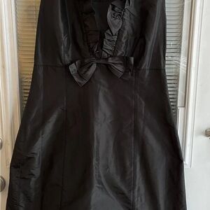 St. John Black Mini Dress